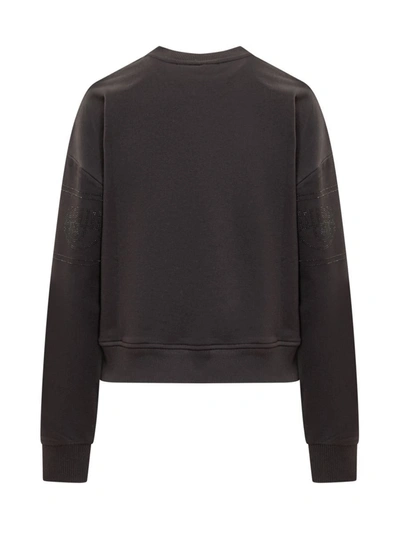 Shop Chiara Ferragni Logomania Sweatshirt In Black