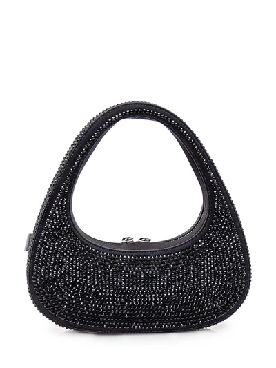 Shop Coperni Swipe Baguette Bag In Black