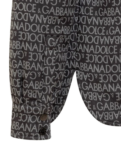 Shop Dolce & Gabbana Logo Shirt In Black