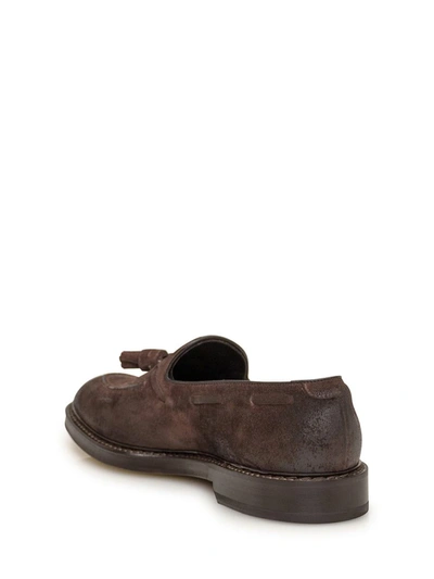 Shop Doucal's Moccasin In Brown
