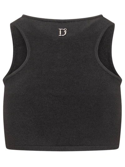 Shop Dsquared2 Cut-out Bikini Top In Black
