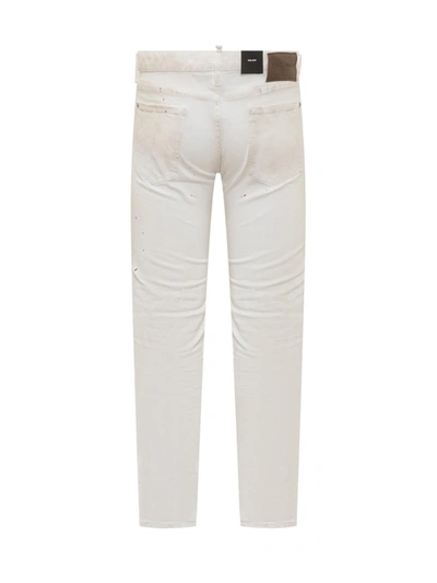 Shop Dsquared2 Slim Jeans In White