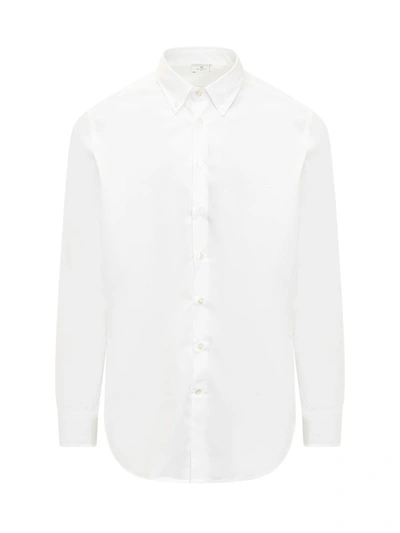 Shop Etro Fuji Shirt In White