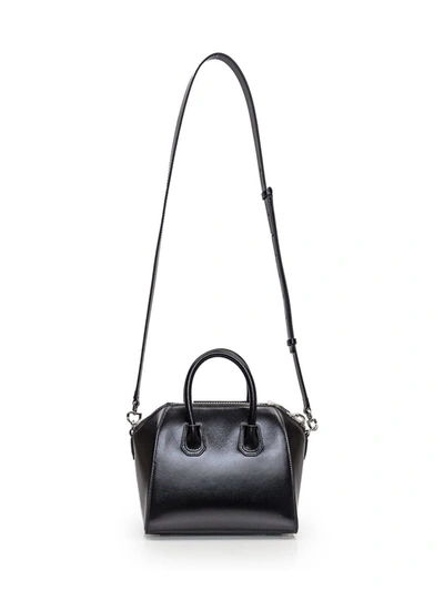 Shop Givenchy Antigona Mini Bag In Black