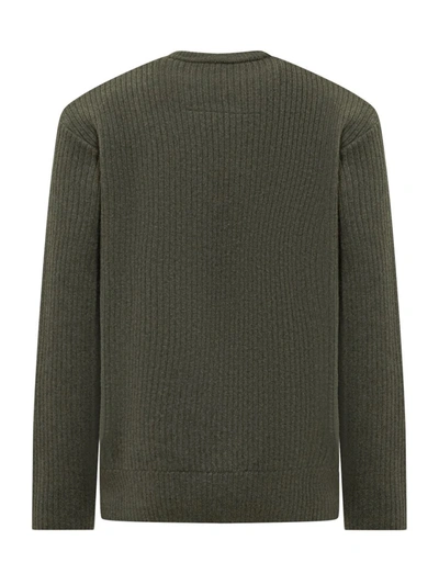 Shop Givenchy Crew Neck Sweater In Green