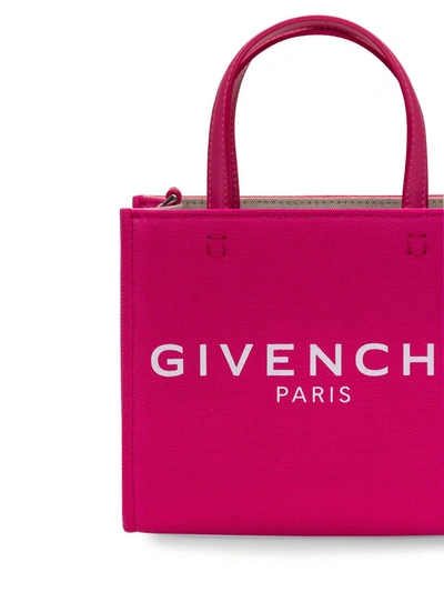 Shop Givenchy G-tote Mini Bag In Pink
