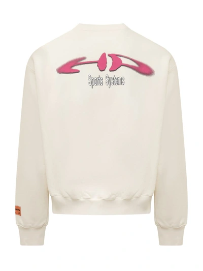 Shop Heron Preston Sweatshirt Stfu In White