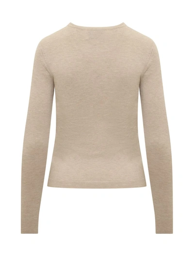 Shop Isabel Marant Gio Pullover In Beige