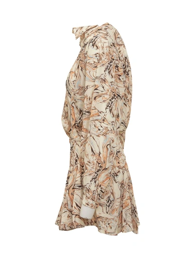 Shop Isabel Marant Tharya Dress In Beige