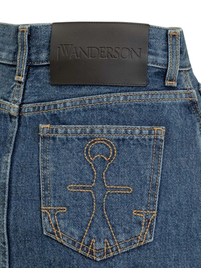Shop Jw Anderson J.w. Anderson Mini Skirt In Blue