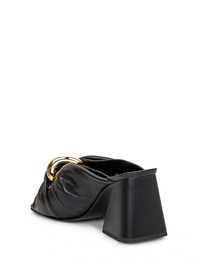 Shop Jw Anderson J.w. Anderson Sandalwood Mule Chain Link In Black