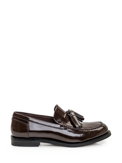 Shop Jeffrey Campbell Lecture Moccasin In Brown