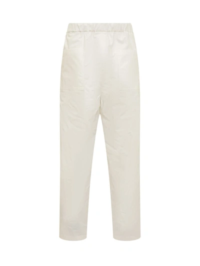 Shop Jil Sander Pants 13 In White