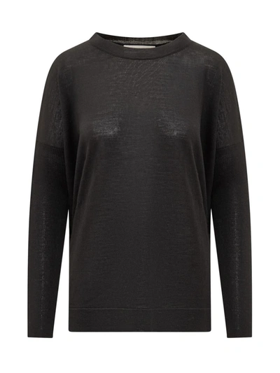 Shop Jucca Oversize Sweater In Black