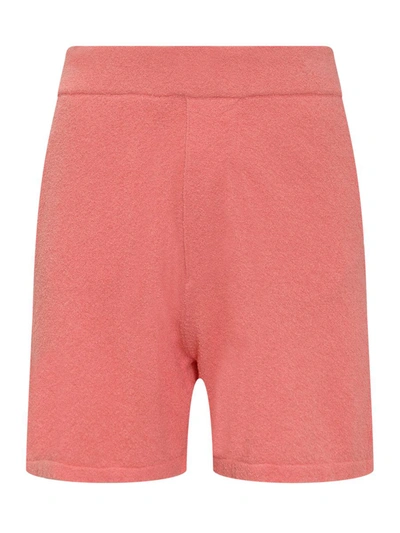 Shop Laneus Sponge Shorts In Pink