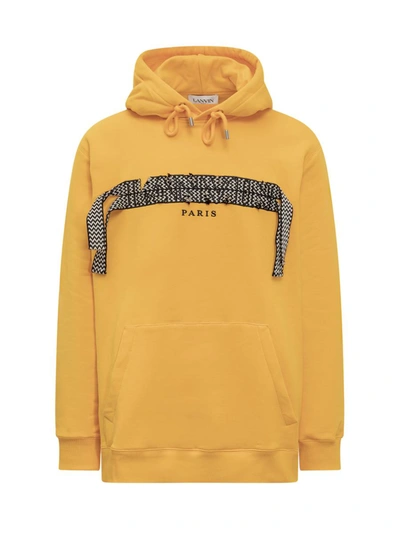 Shop Lanvin Curb Over Sweatshirt In Yellow