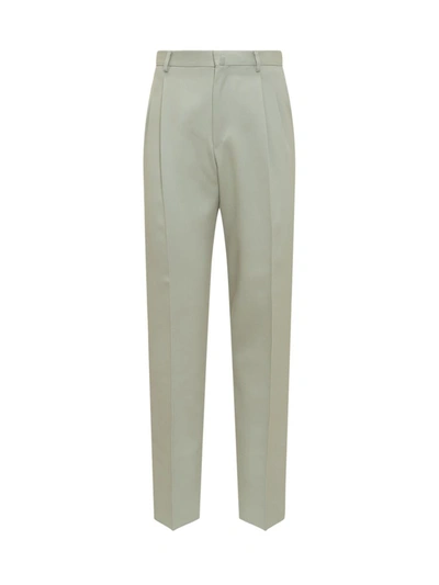 Shop Lanvin New Straight Pants In Green