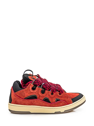 Shop Lanvin Sneaker Curb In Red