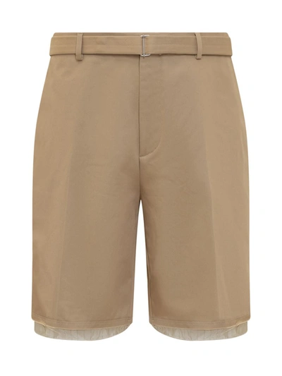 Shop Lanvin Tailoring Shorts In Brown