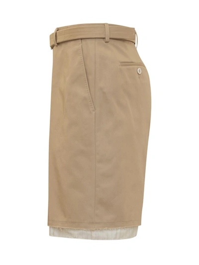 Shop Lanvin Tailoring Shorts In Brown