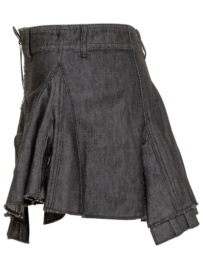 Shop Ludovic De Saint Sernin Pleated Miniskirt In Black