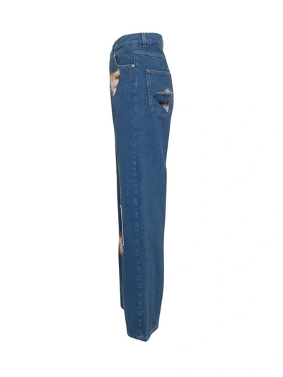Shop Marni Jeans 5 Pockets In Blue
