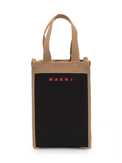 Shop Marni Mini Crossbody Bag In Blue