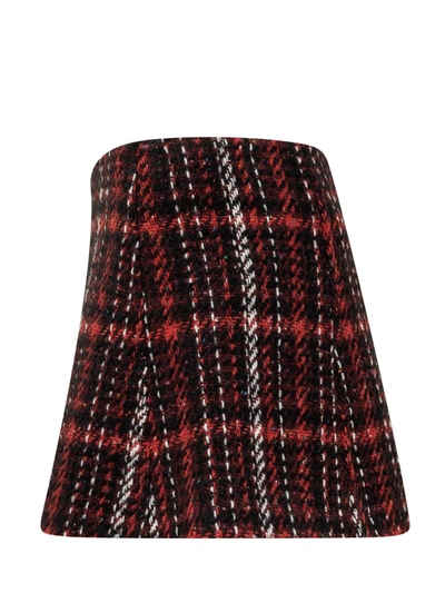 Shop Marni Skirt With Print In Black