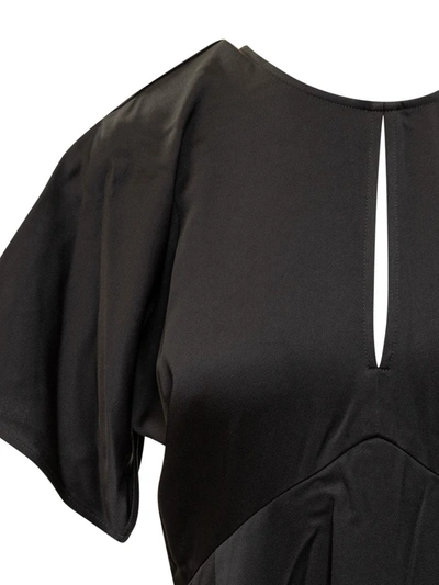 Shop Michael Michael Kors Flutter Dress In Black