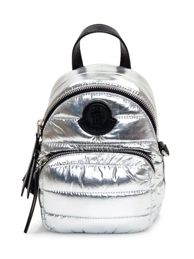 Shop Moncler Kilia Crossbody Bag In Silver