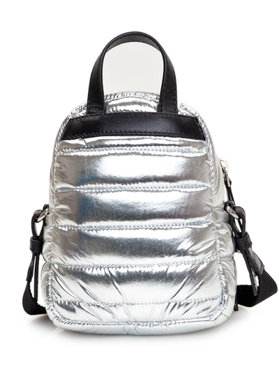 Shop Moncler Kilia Crossbody Bag In Silver