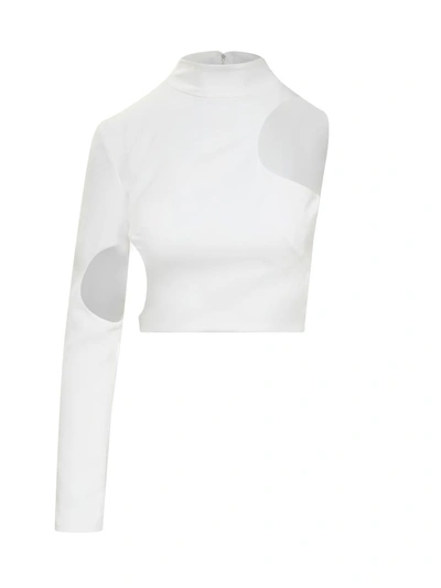 Shop Monot Top Circle Cut-out In White