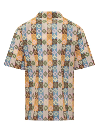 Shop Nanushka Bodil Camp Shirt In Multicolor