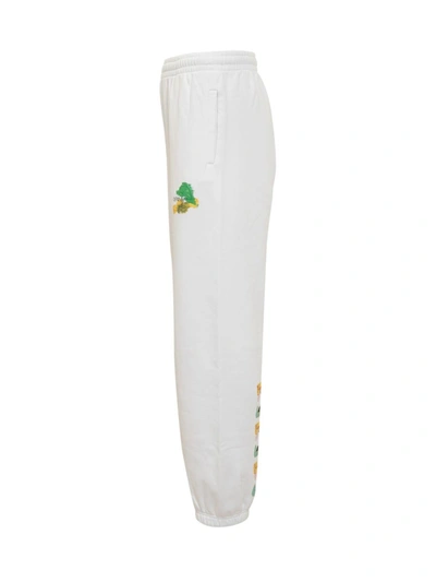 Shop Off-white Brush Skate Pants With Logo