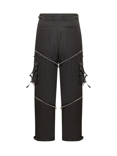 Shop Off-white Cargo Zip Pants In Black