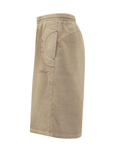 Shop Off-white Laundry Shorts In Beige