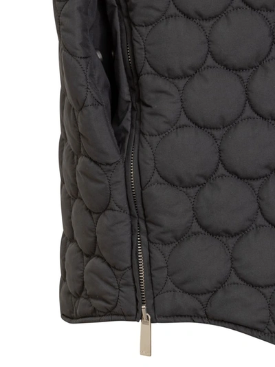 Shop Off-white Padded Vest In Black