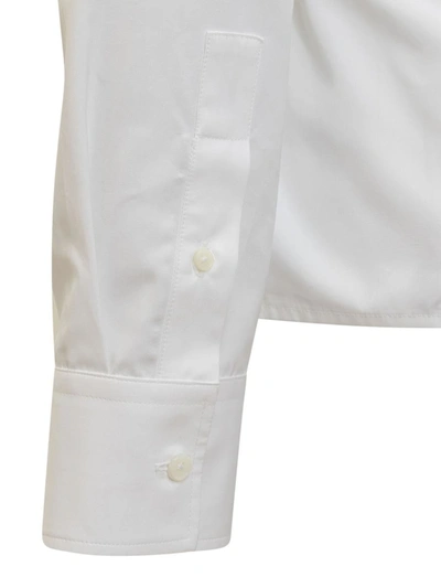 Shop Off-white Poplin Buckle Shirt