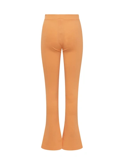 Shop Off-white Sleek Split Pants In Orange