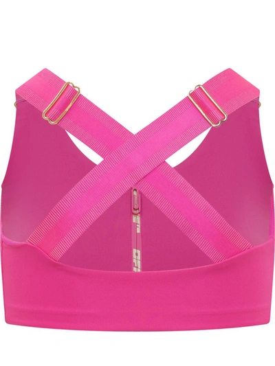 Shop Off-white Top With Logo In Pink