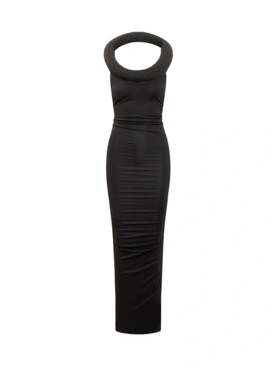Shop Off-white Vi Tube Dress In Black