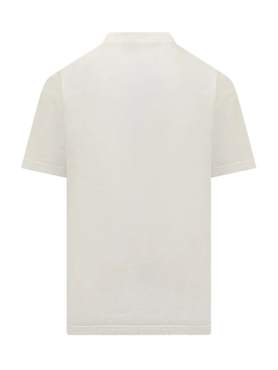 Shop Palm Angels University T-shirt In White