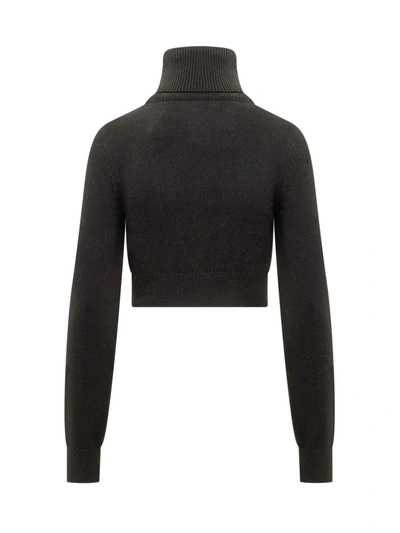 Shop Palm Angels Turtleneck Sweater In Black