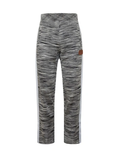 Shop Palm Angels X Missoni Pants With Side Band In Black