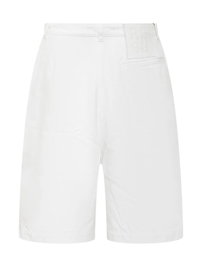 Shop Raf Simons Bermuda 3 Pockets In White