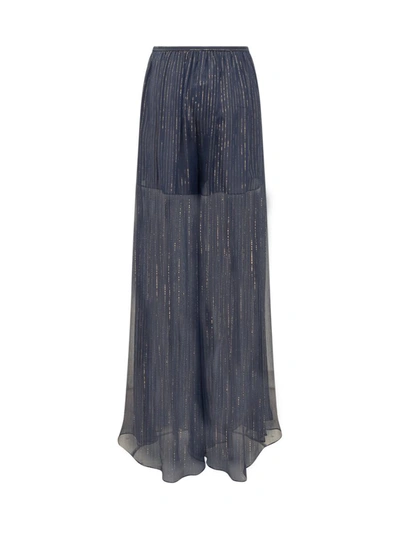 Rochas Fluid Pants In Blue