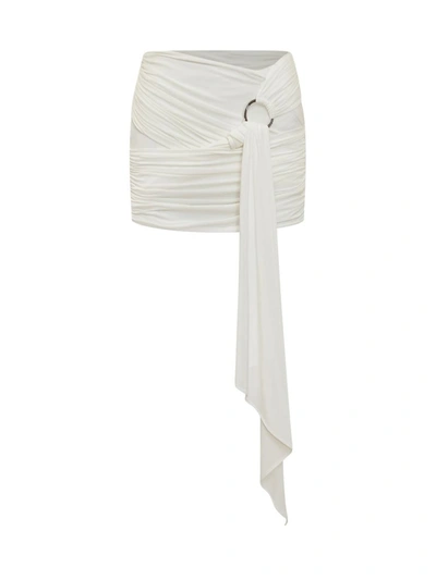 Shop Attico The  Fran Skirt In White
