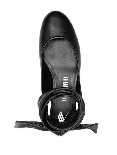 Shop Attico The  Cloe Ballerina Shoes In Black