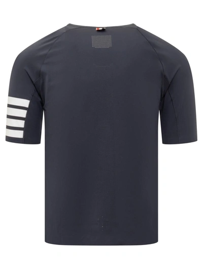 Shop Thom Browne Compression T-shirt In Blue