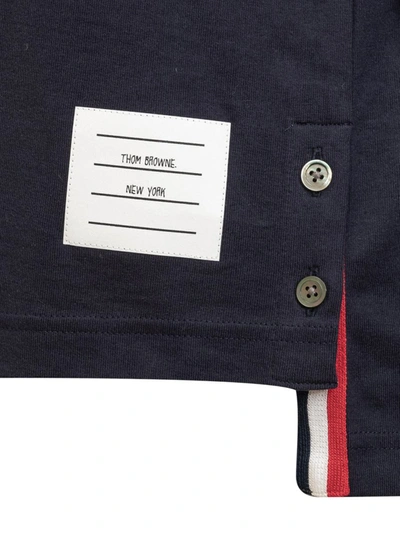 Shop Thom Browne Rugby Jersey In Blue